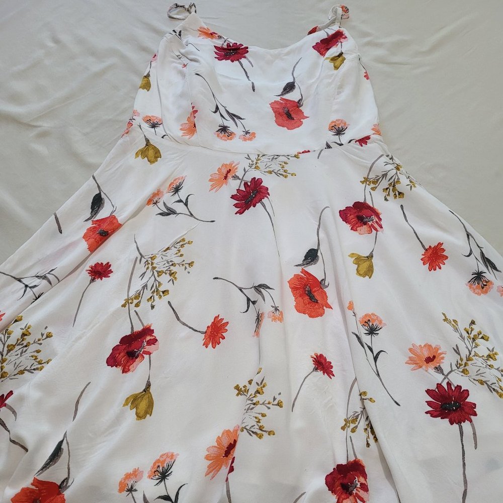 Spagetti Strap Flower Sundress Short